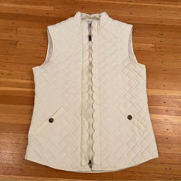 Southern Proper white quilted vest - Picture 2 of 6